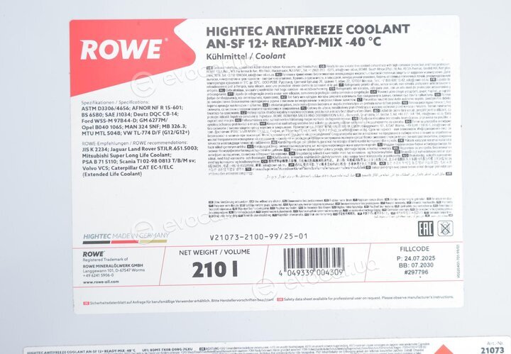 Rowe 21073-2100-99