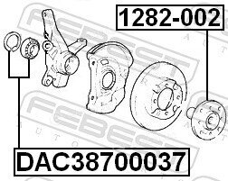 Febest DAC38700037