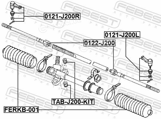 Febest 0121-J200R