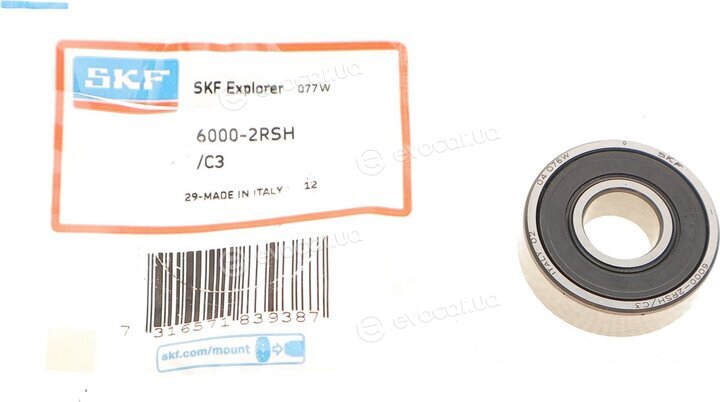 SKF 6000-2RSH/C3