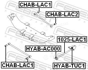 Febest 1025-LAC1