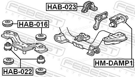 Febest HM-DAMP1