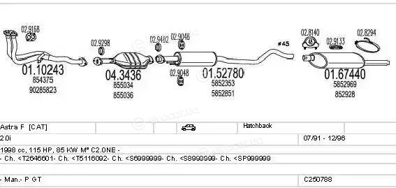 MTS C250788003257