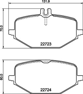 Hella Pagid 8DB 355 040-691