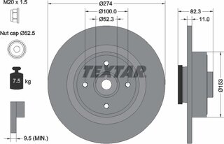 Textar 92141403