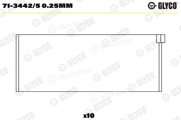 Glyco 71-3442/5 0.25mm