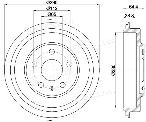 Hella Pagid 8DT 355 302-561