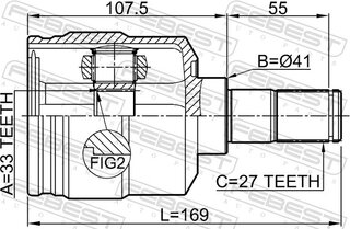 Febest 1211-TUC27LH