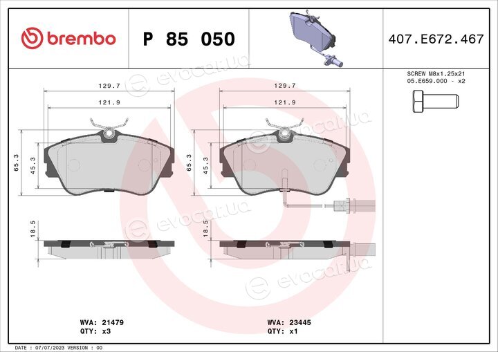 Brembo P 85 050
