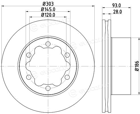 Hella Pagid 8DD 355 129-411