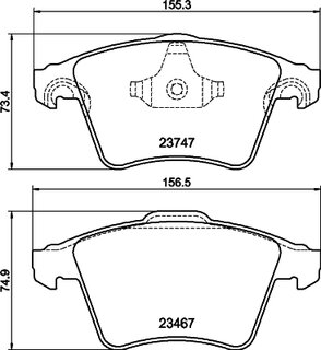 Hella Pagid 8DB 355 013-821