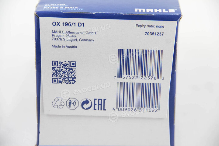 Mahle OX 196/1D1