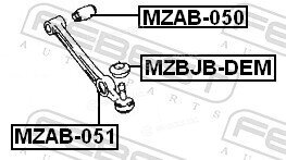 Febest MZAB-050