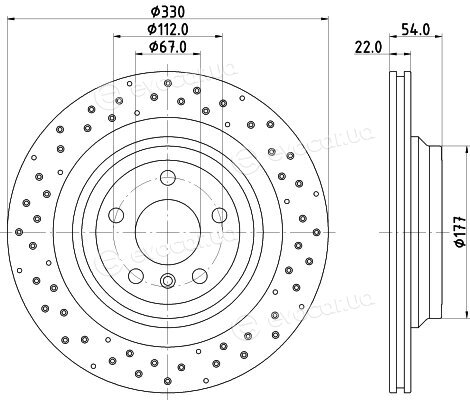 Hella Pagid 8DD 355 122-551