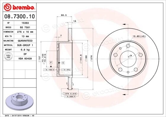 Brembo 08.7300.10
