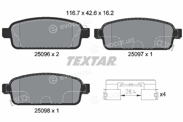 Textar 2509606