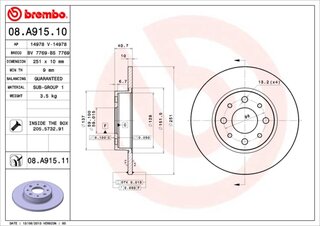 Brembo 08.A915.11