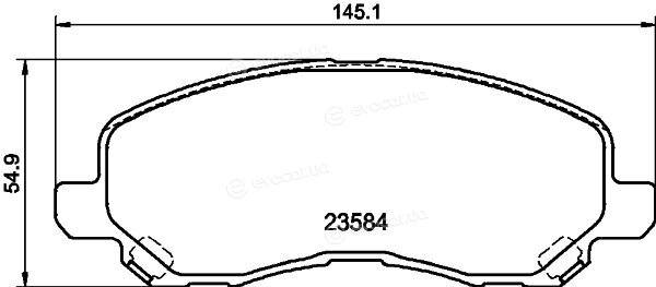 Hella Pagid 8DB 355 009-671