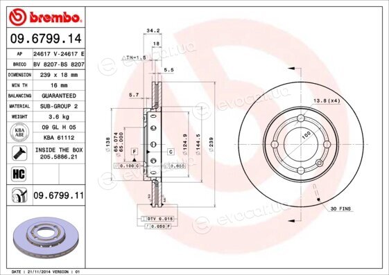 Brembo 09.6799.11