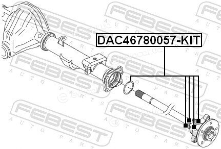 Febest DAC46780057-KIT