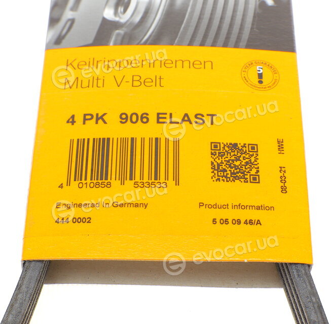 Continental 4PK906 ELAST