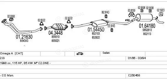 MTS C250468005658