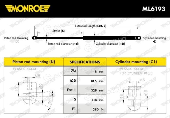 Monroe ML6193