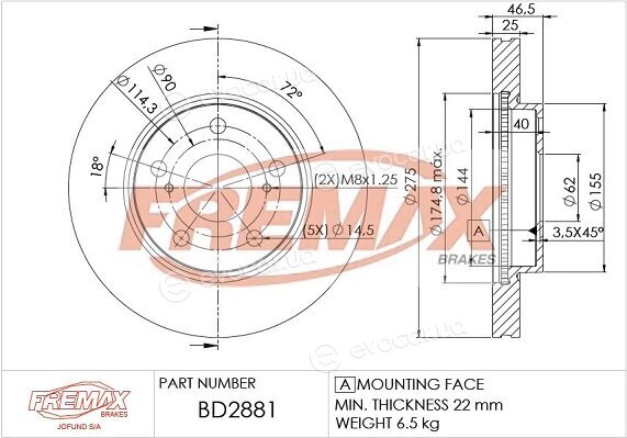 Fremax BD-2881