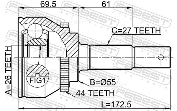 Febest 0210-N16A44