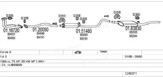 MTS C250271005406