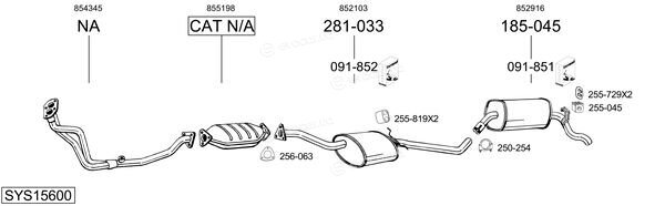 Bosal SYS15600