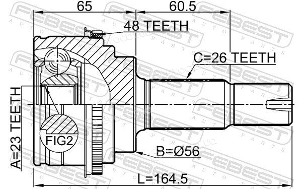 Febest 0110-ACU35A48R