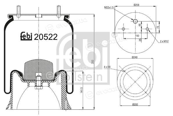 Febi 20522