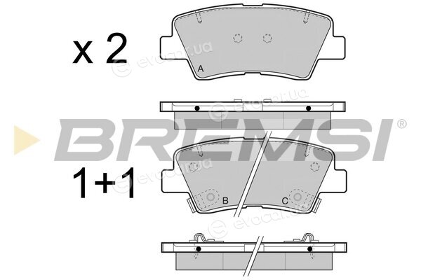 Bremsi BP3471