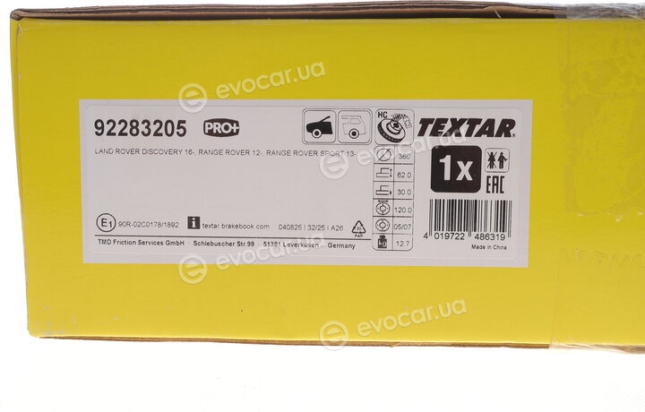 Textar 92283205