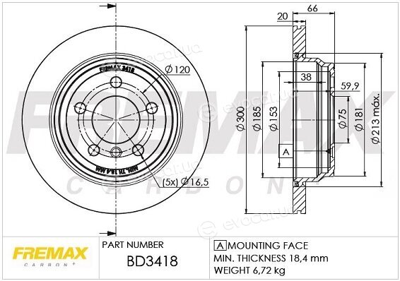 Fremax BD-3418