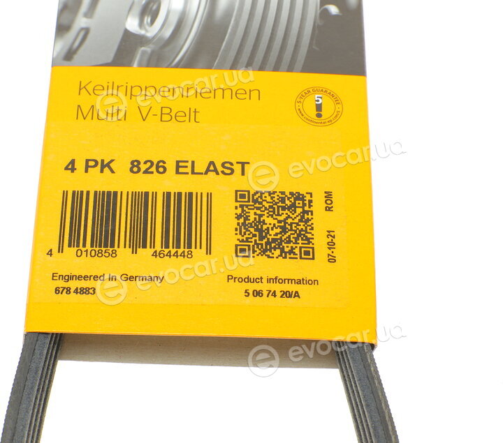 Continental 4PK826 ELAST