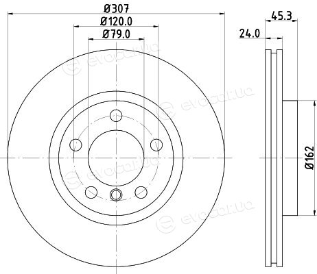 Hella Pagid 8DD 355 126-291