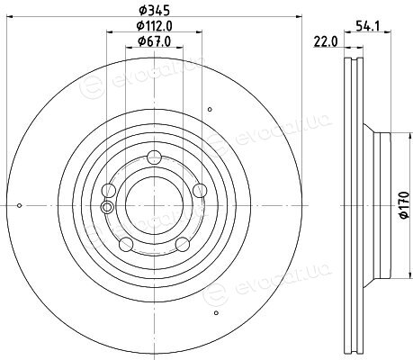 Hella Pagid 8DD 355 132-321