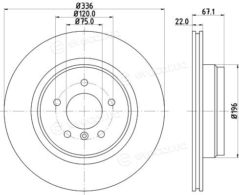 Hella Pagid 8DD 355 111-961