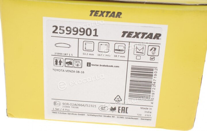 Textar 2599901