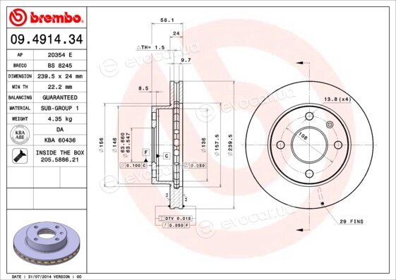 Brembo 09.4914.34