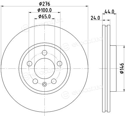 Hella Pagid 8DD 355 132-891