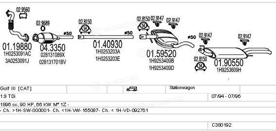 MTS C380192002995