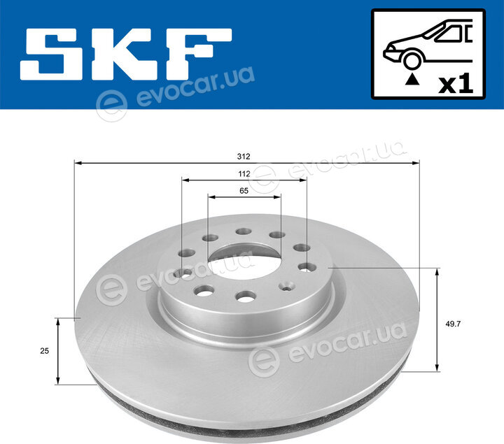 SKF VKBD 80006 V1