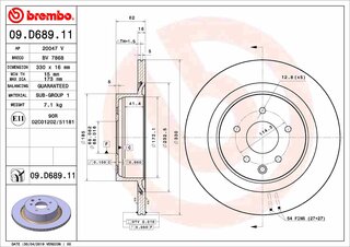 Brembo 09.D689.11