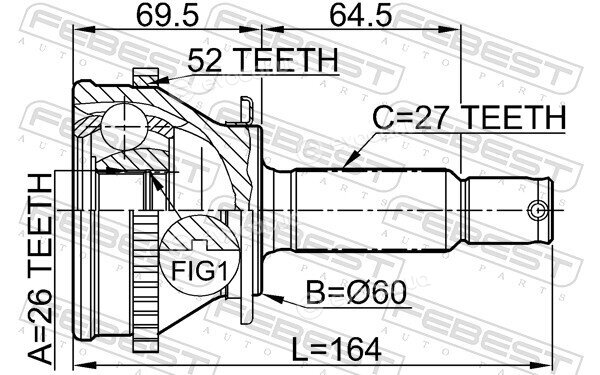 Febest 1210-SFA52