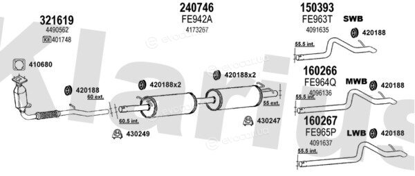 Klarius 361626E