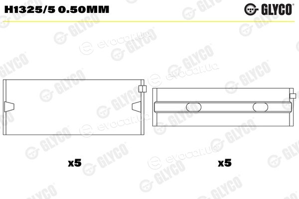 Glyco H1325/5 0.50mm