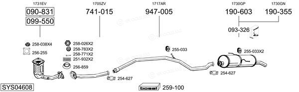 Bosal SYS04608